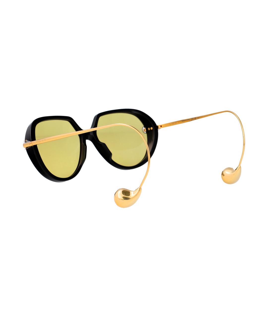 BOTTEGA VENETA Черные пластиковые солнцезащитные очки, фото 4