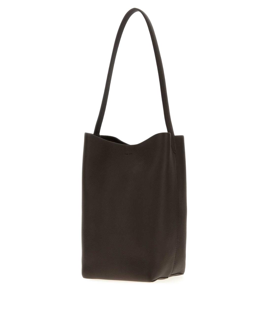 THE ROW Коричневая кожаная сумка тоут, фото 2