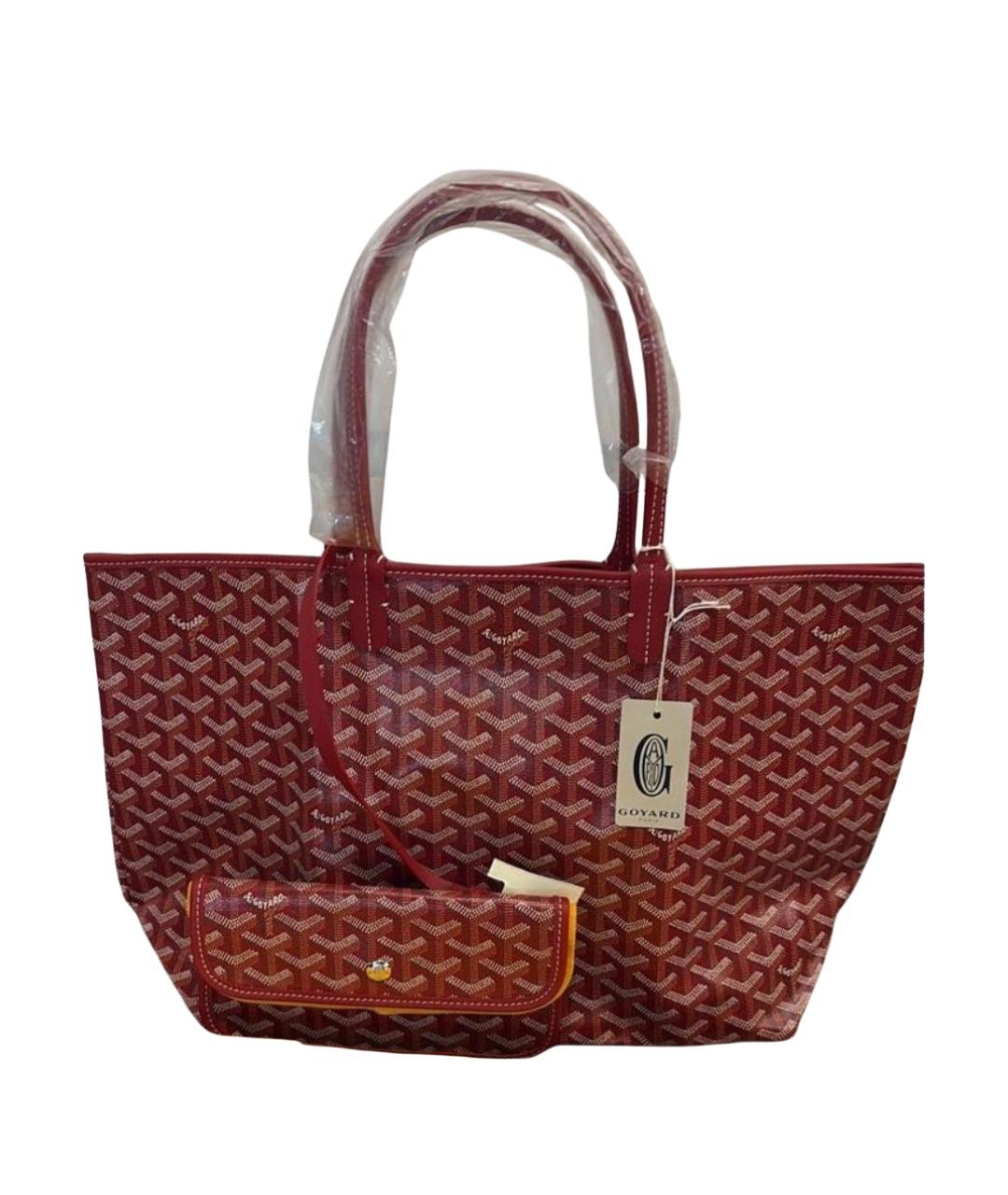 GOYARD Бордовая сумка тоут, фото 1