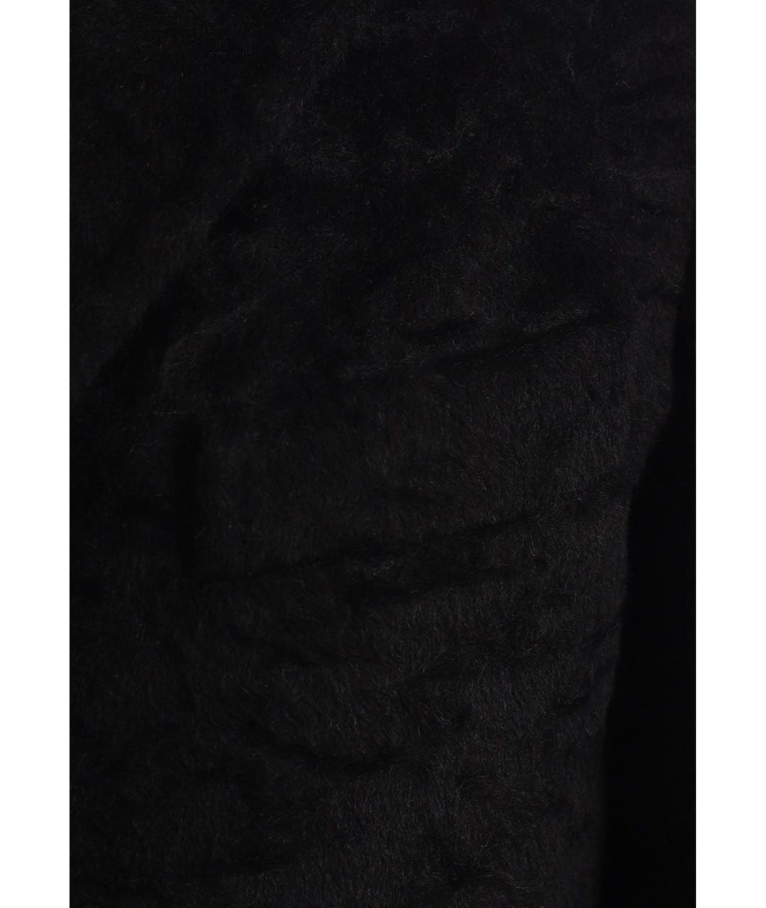 MAX MARA Черное шерстяное пальто, фото 4