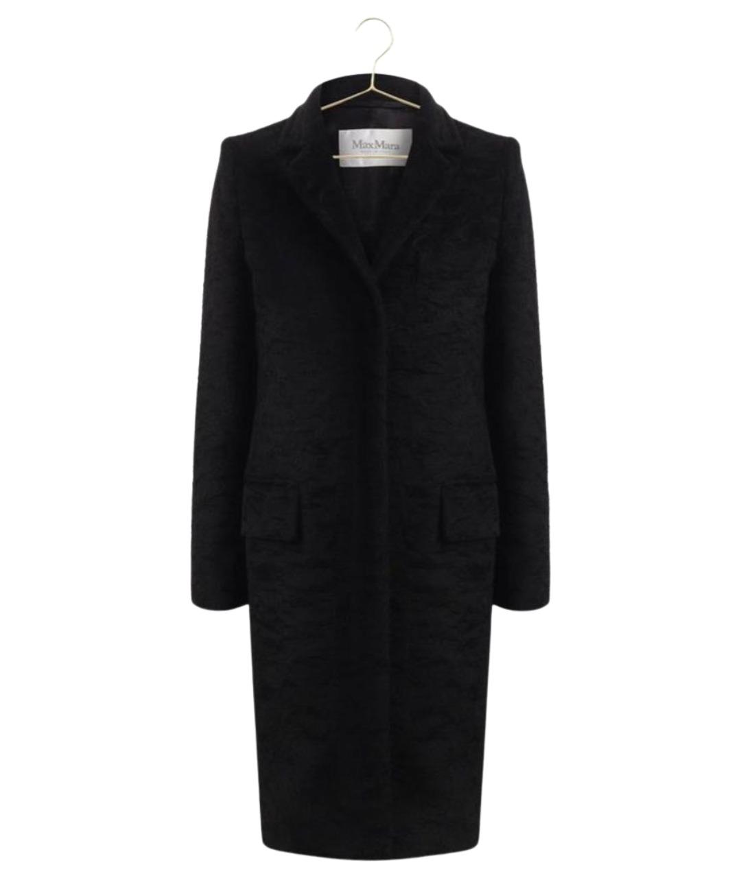 MAX MARA Черное шерстяное пальто, фото 6