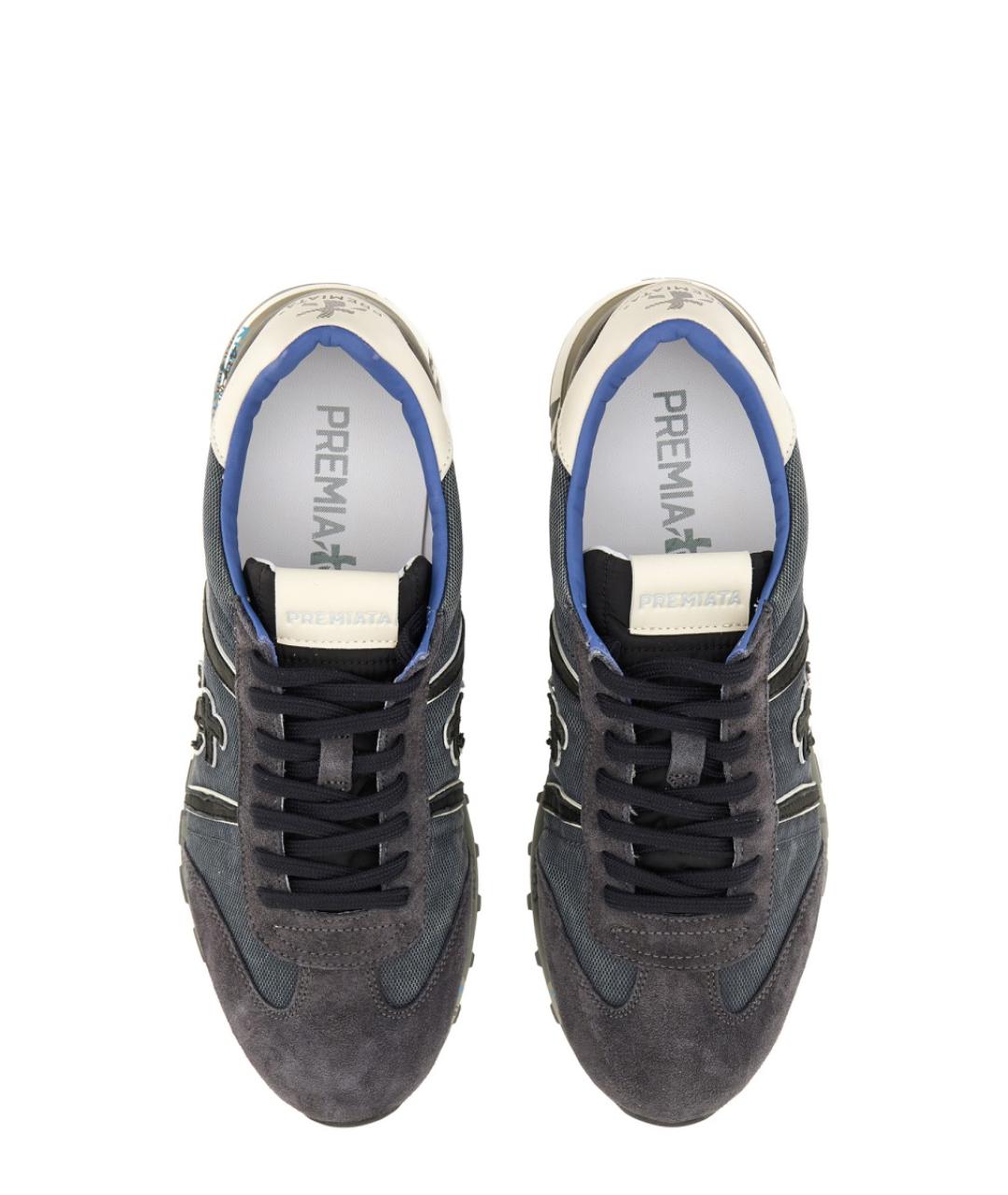 PREMIATA Серые низкие кроссовки / кеды, фото 6