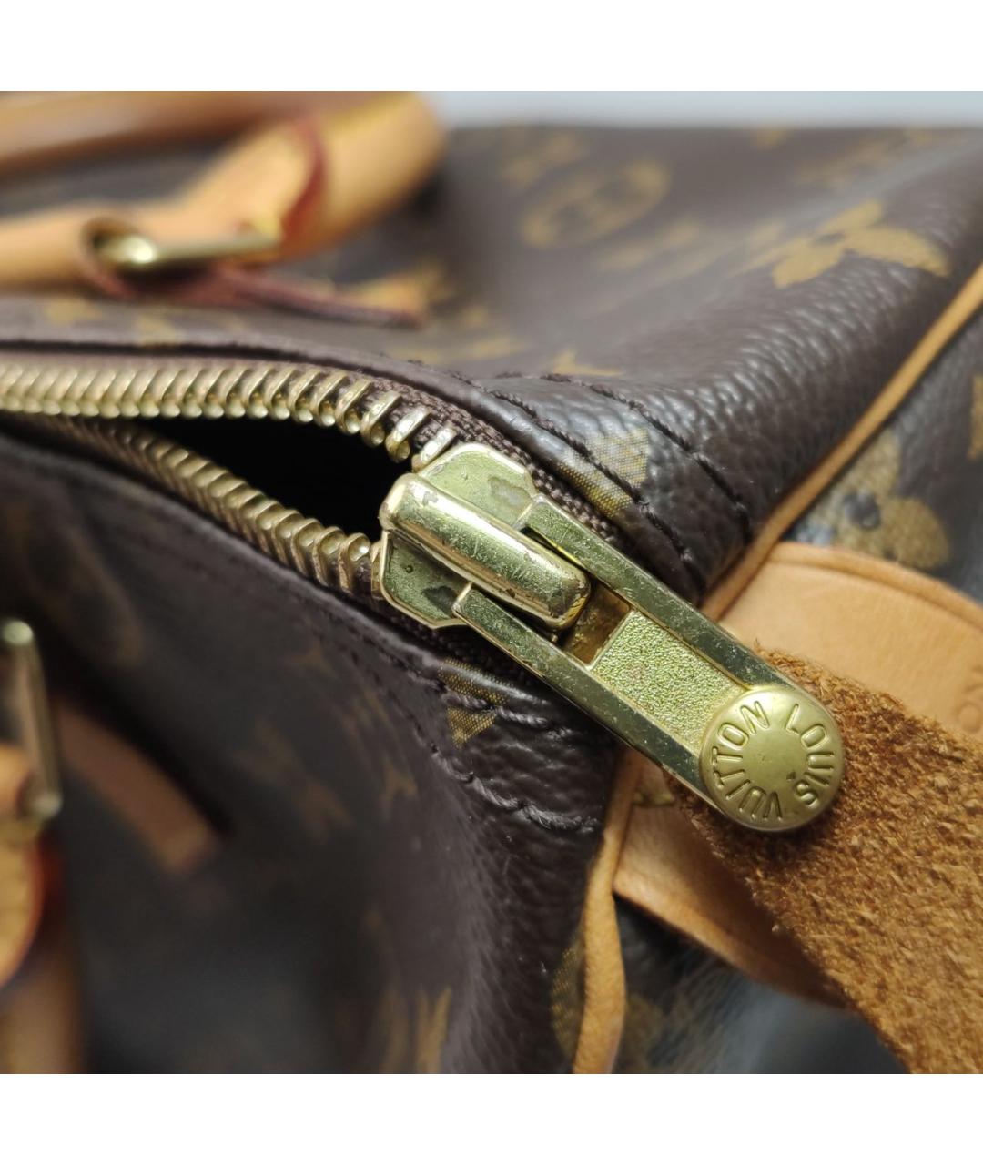 LOUIS VUITTON Коричневая сумка с короткими ручками, фото 6