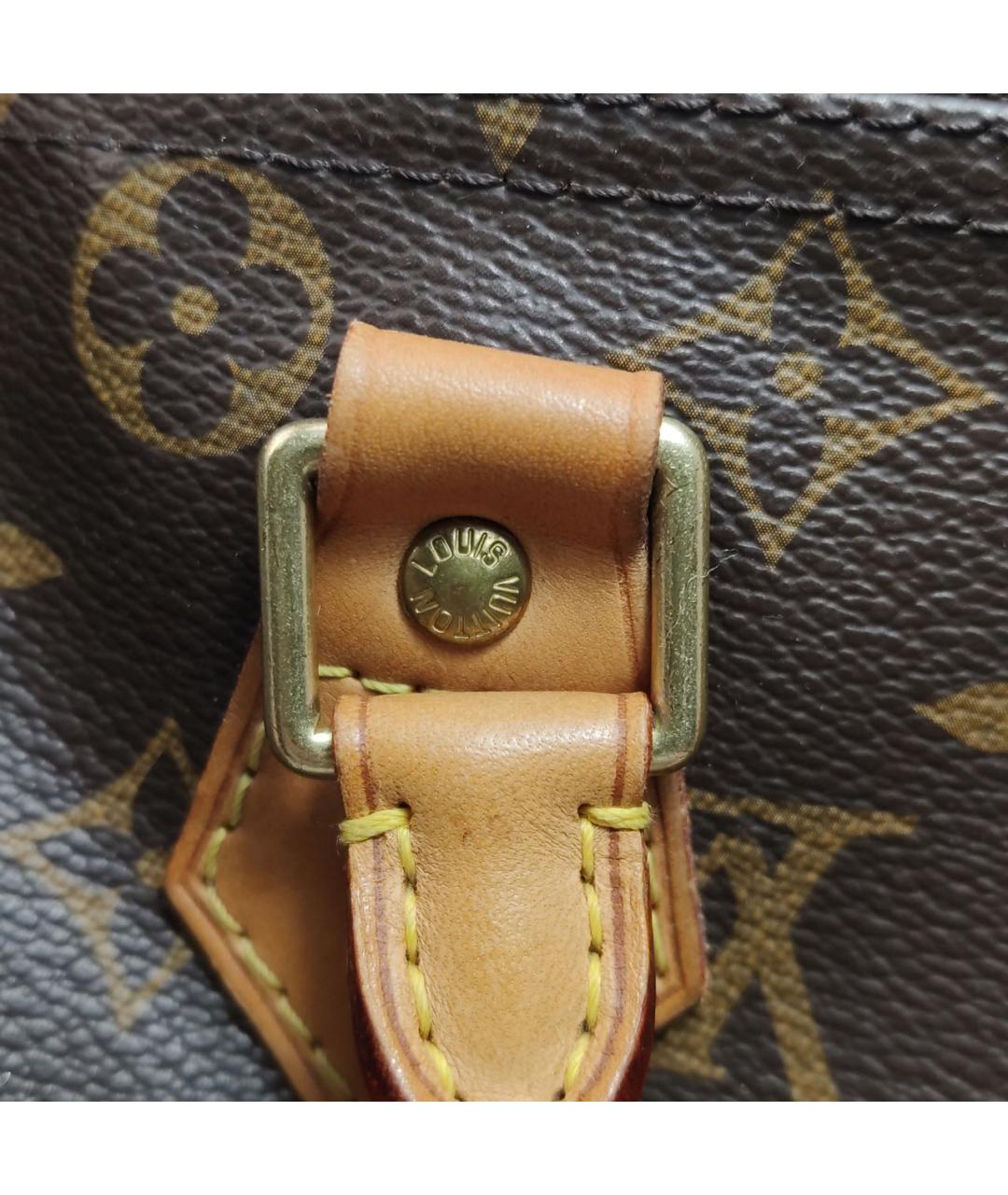 LOUIS VUITTON Коричневая сумка с короткими ручками, фото 8