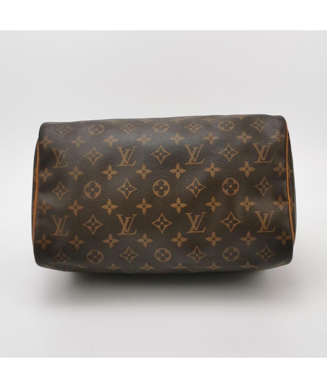 LOUIS VUITTON Коричневая сумка с короткими ручками, фото 4