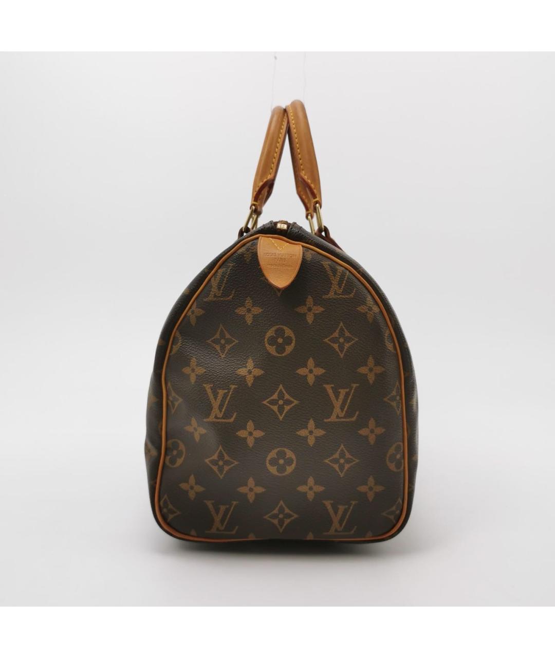 LOUIS VUITTON Коричневая сумка с короткими ручками, фото 3