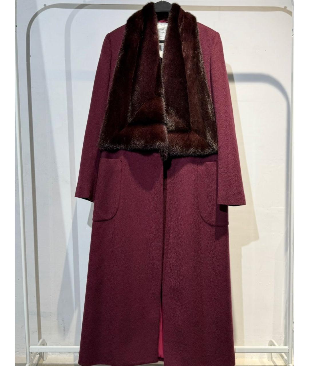 KITON Бордовое кашемировое пальто, фото 6