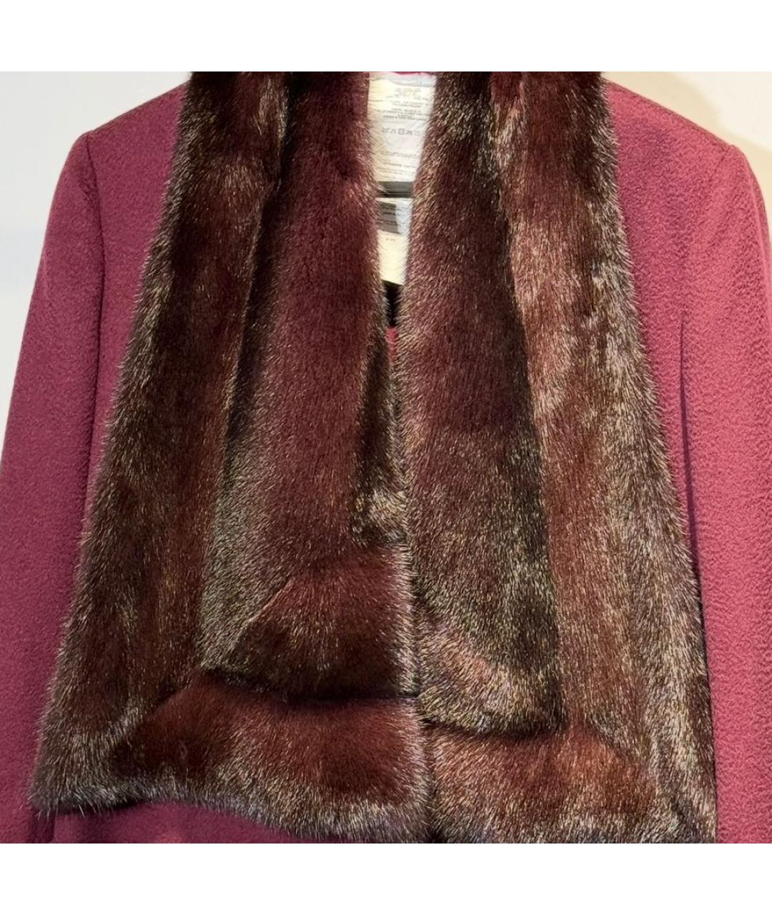 KITON Бордовое кашемировое пальто, фото 8