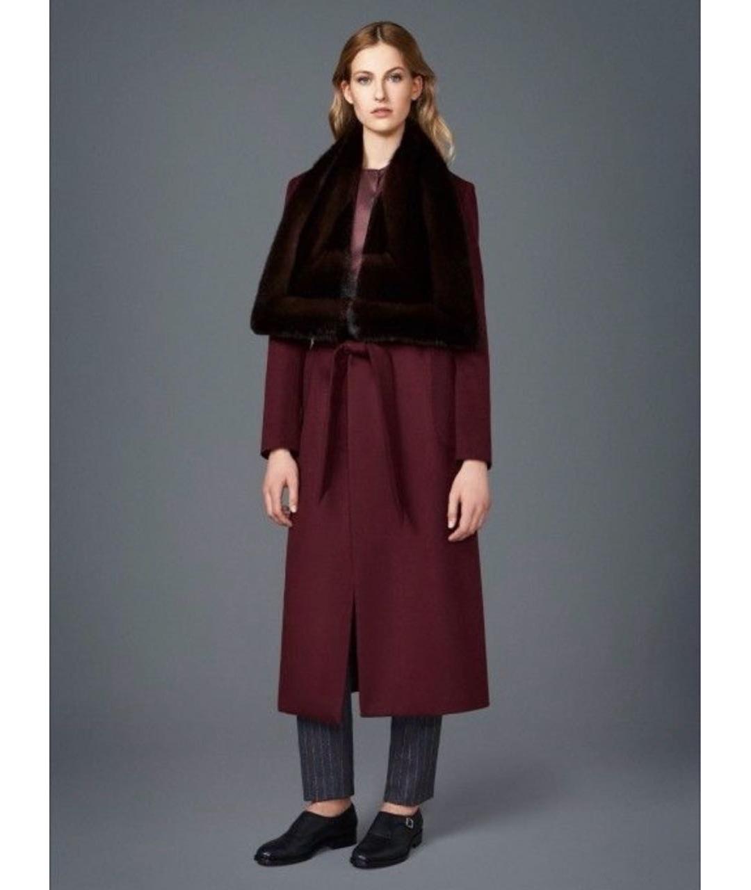 KITON Бордовое кашемировое пальто, фото 5