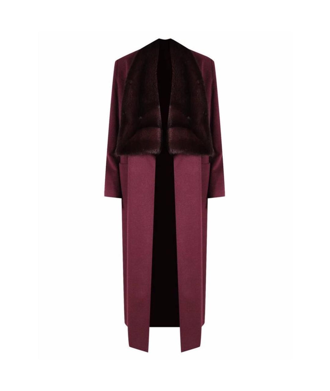 KITON Бордовое кашемировое пальто, фото 1