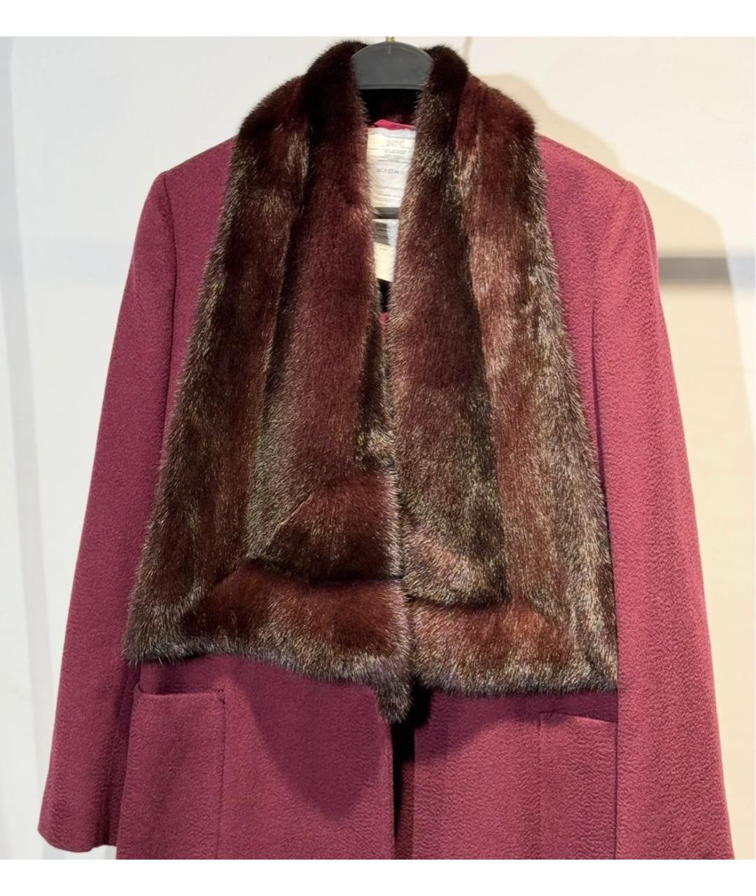 KITON Бордовое кашемировое пальто, фото 4