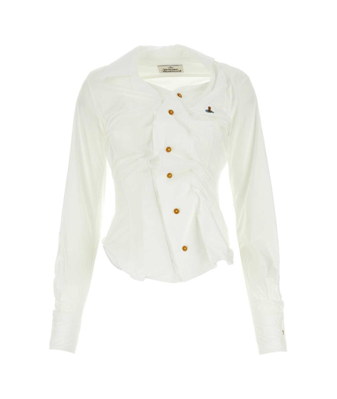 VIVIENNE WESTWOOD Белая хлопковая рубашка, фото 1