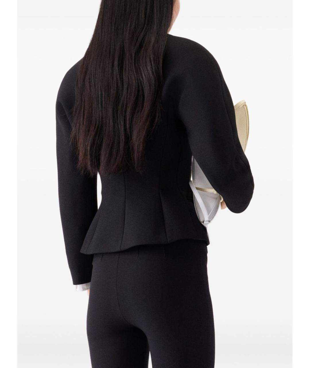 JACQUEMUS Черный полиэстеровый жакет/пиджак, фото 5