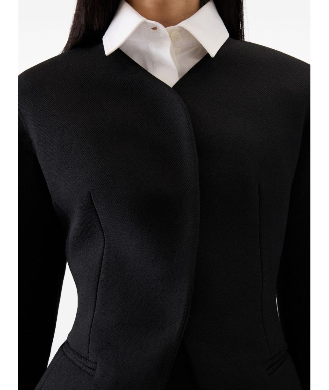 JACQUEMUS Черный полиэстеровый жакет/пиджак, фото 2