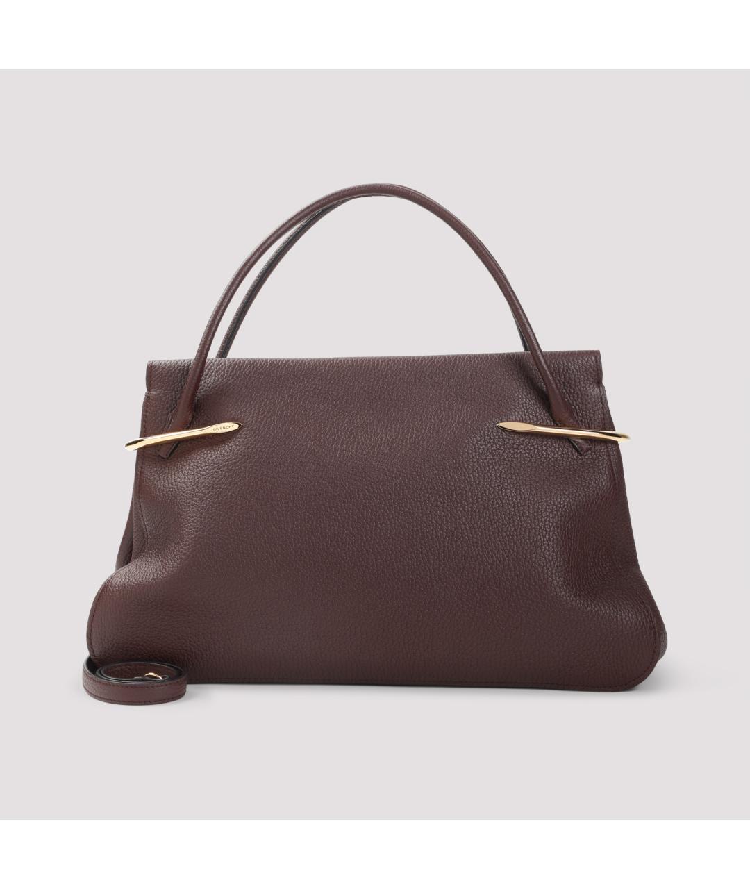 GIVENCHY Коричневая кожаная сумка через плечо, фото 2