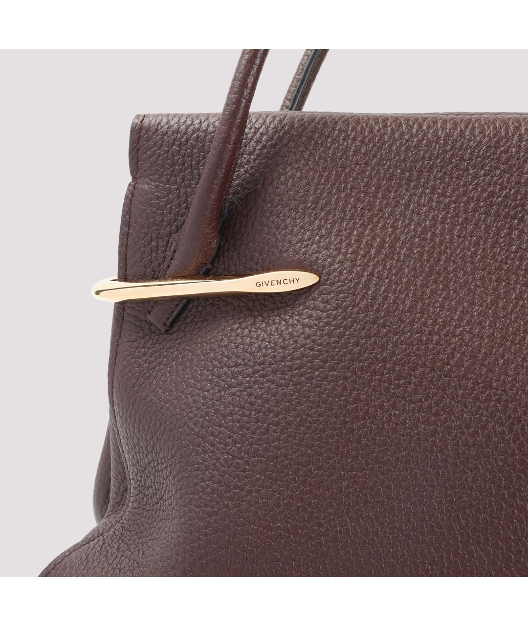 GIVENCHY Коричневая кожаная сумка через плечо, фото 4
