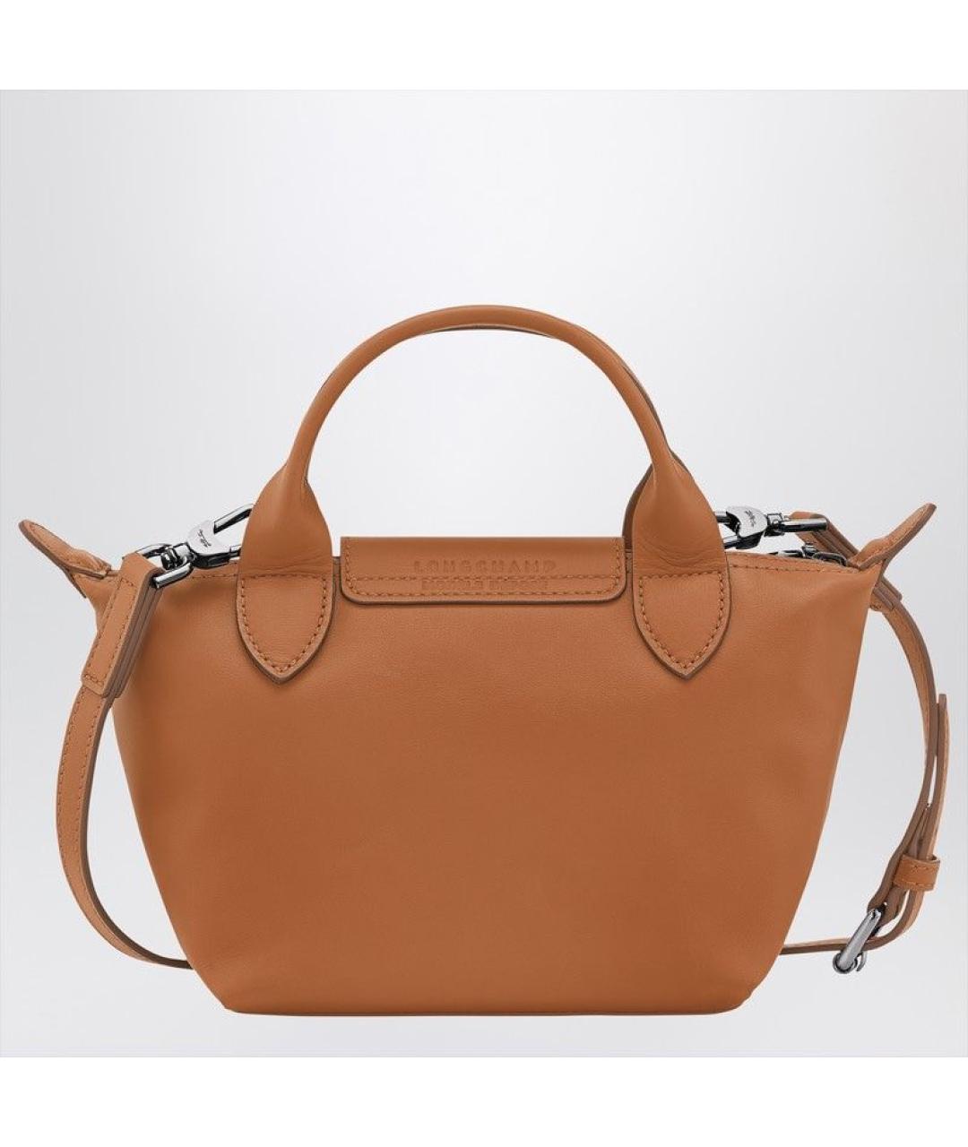 LONGCHAMP Коричневая сумка с короткими ручками, фото 2