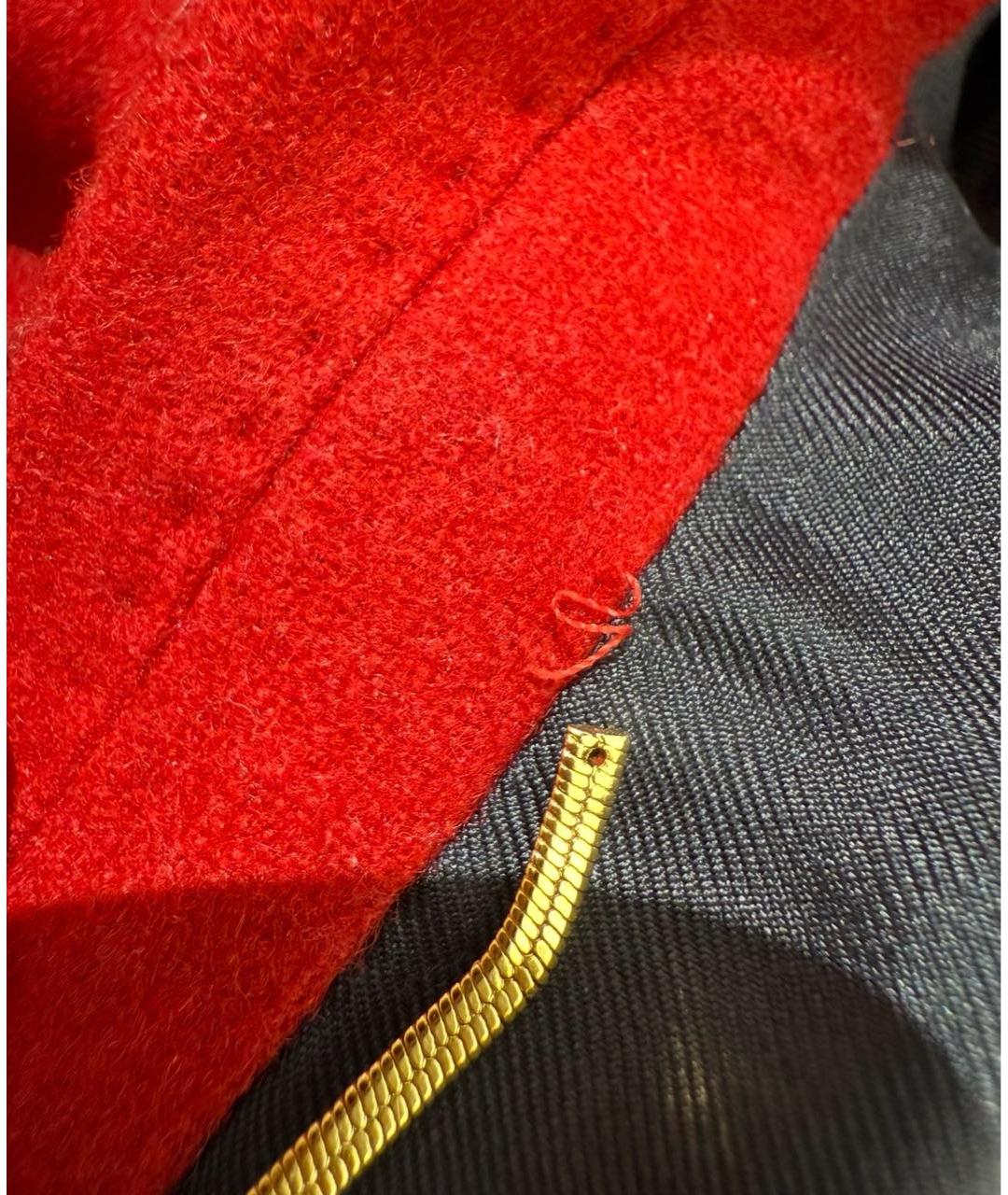 SAINT LAURENT Красный шерстяной жакет/пиджак, фото 7