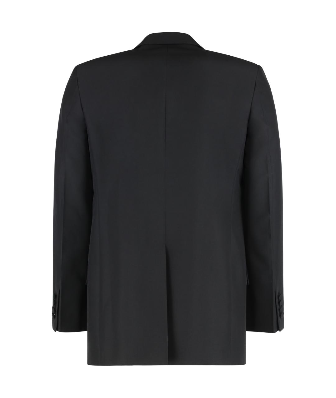 GUCCI Черный шерстяной пиджак, фото 2