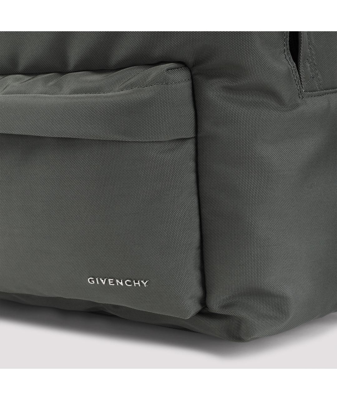 GIVENCHY Зеленый тканевый рюкзак, фото 4