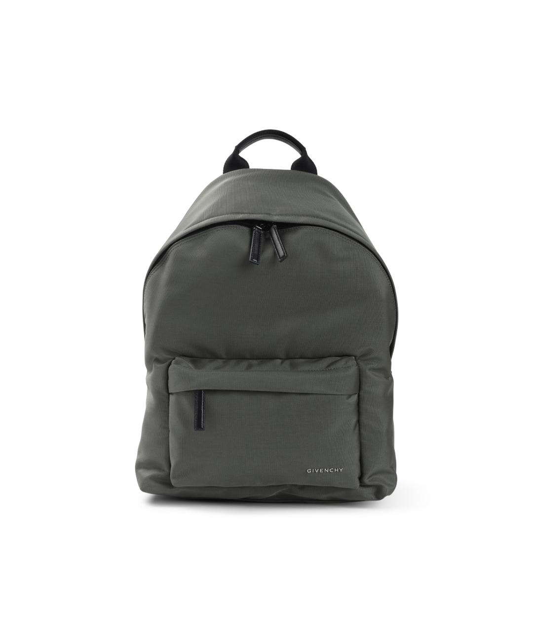 GIVENCHY Зеленый тканевый рюкзак, фото 1