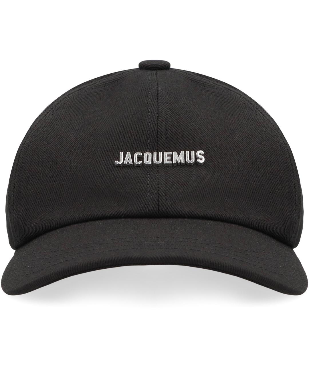 JACQUEMUS Черная хлопковая кепка/бейсболка, фото 2