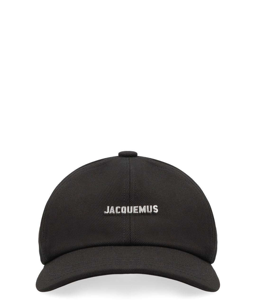 JACQUEMUS Черная хлопковая кепка/бейсболка, фото 1