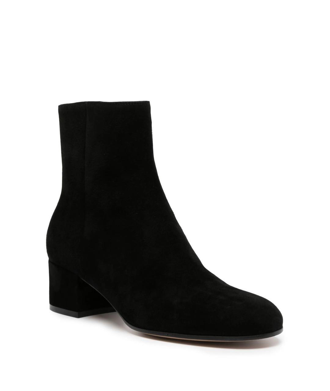 GIANVITO ROSSI Черные кожаные ботильоны, фото 2