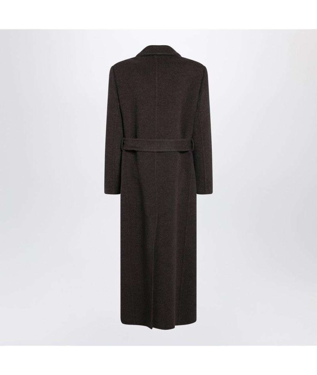 BRUNELLO CUCINELLI Коричневое шерстяное пальто, фото 2