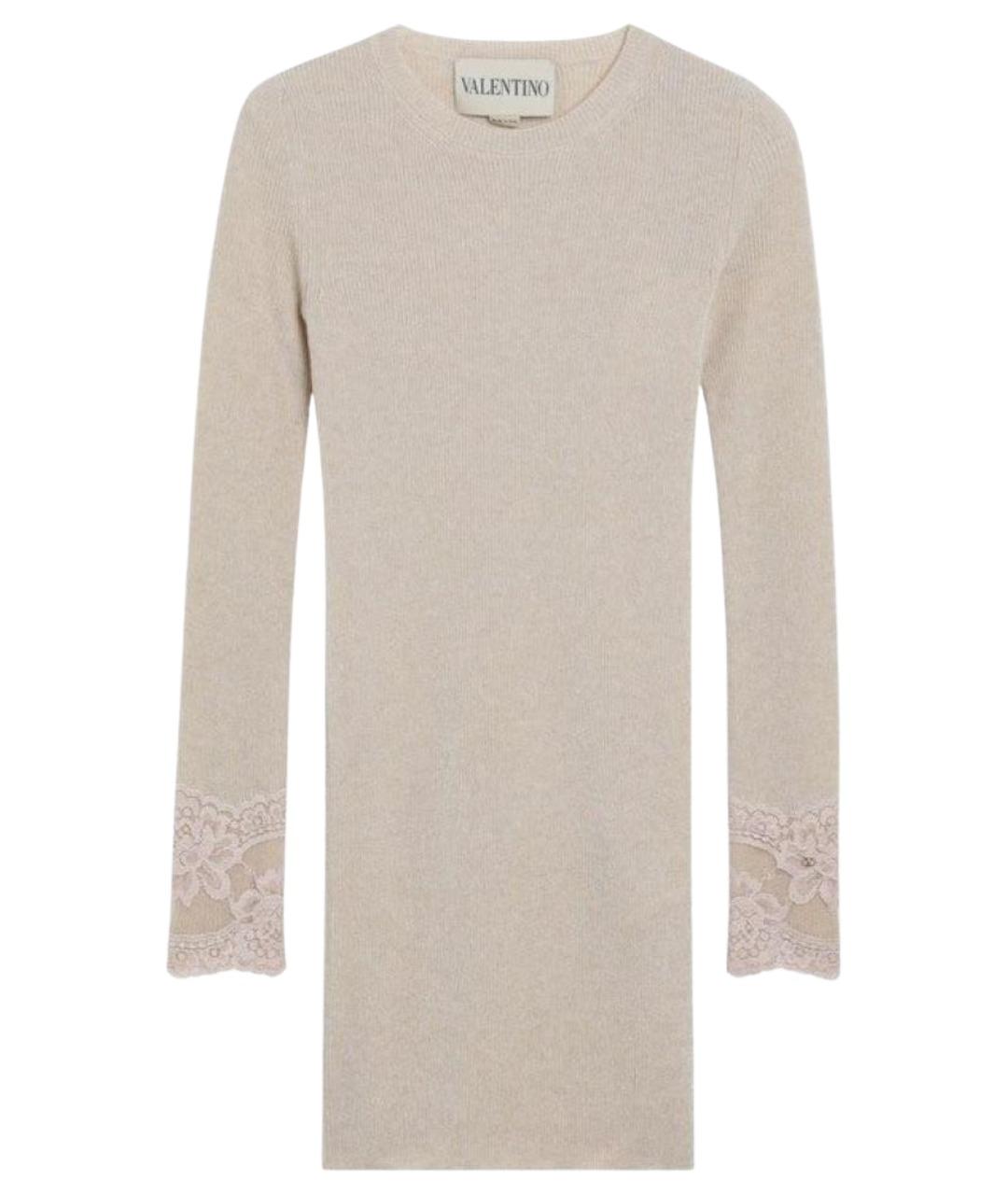 VALENTINO Белый кашемировый джемпер / свитер, фото 1