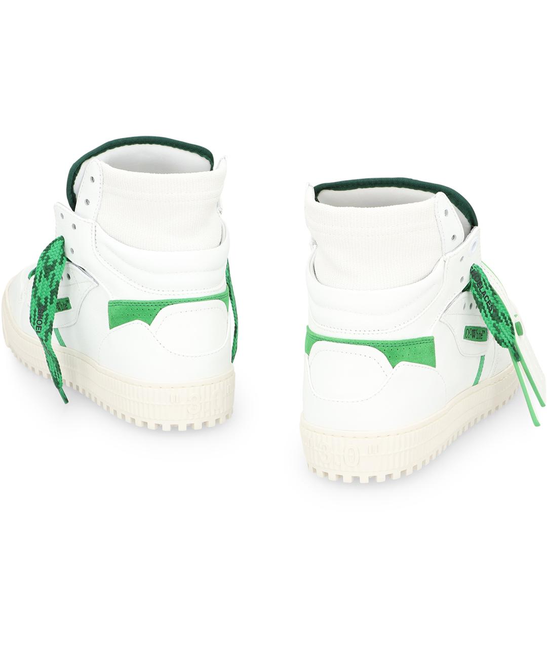 OFF-WHITE Белые низкие кроссовки / кеды, фото 4