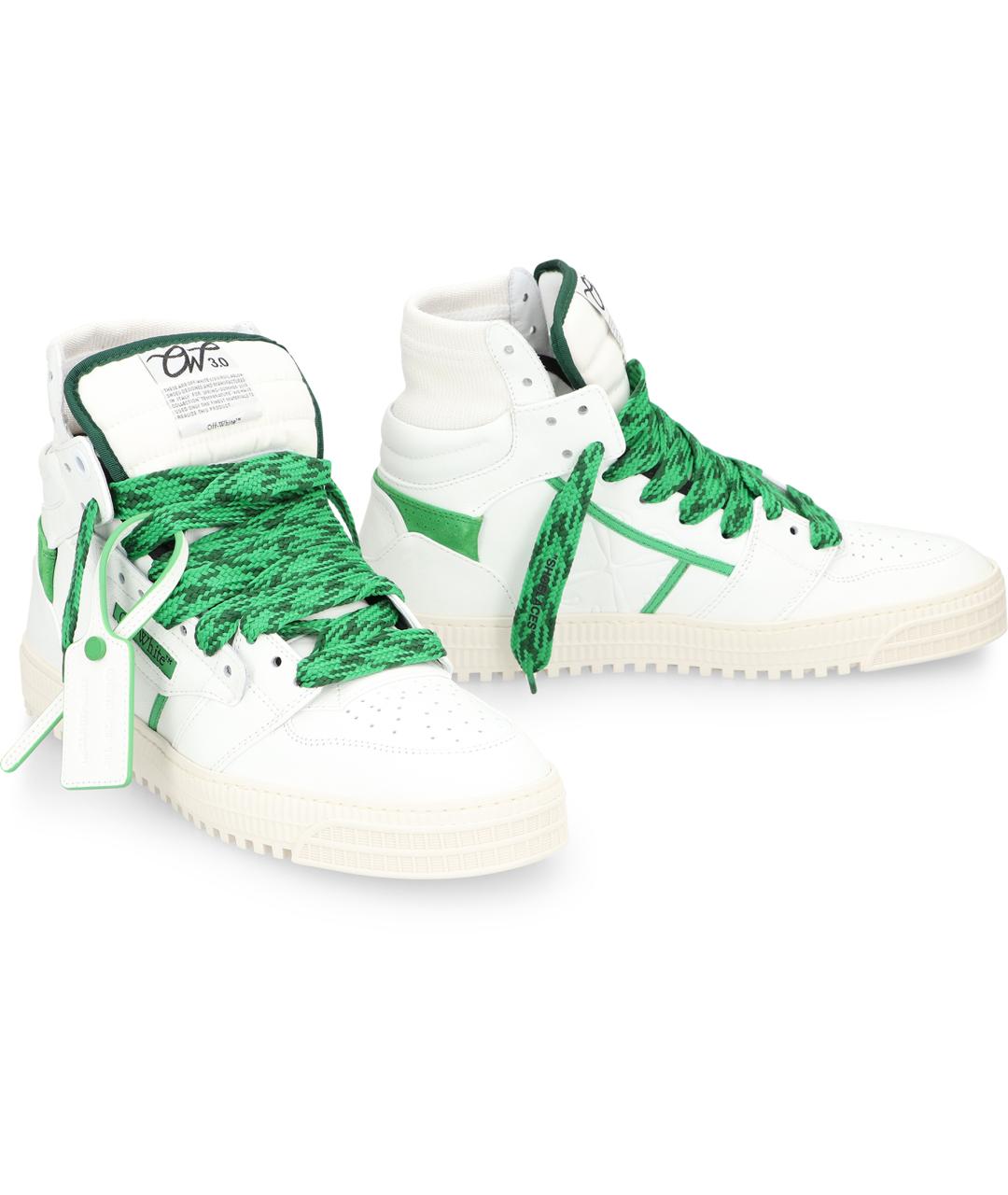 OFF-WHITE Белые низкие кроссовки / кеды, фото 3