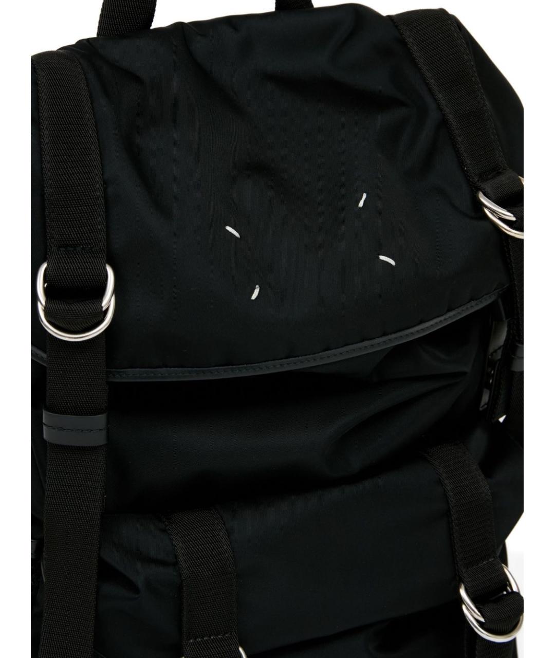MAISON MARGIELA Черный синтетический рюкзак, фото 2