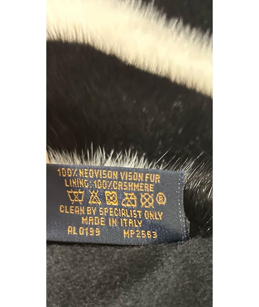 LOUIS VUITTON Черный шарф, фото 4