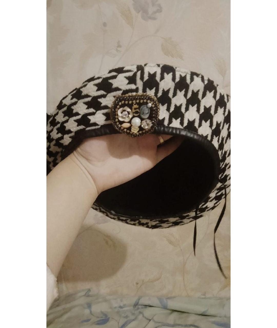 CHANEL Черная шляпа, фото 2