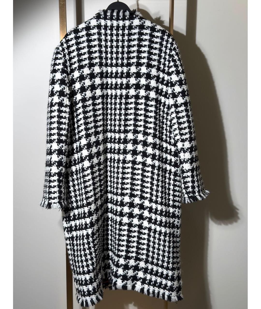 DOLCE&GABBANA Черное шерстяное пальто, фото 2