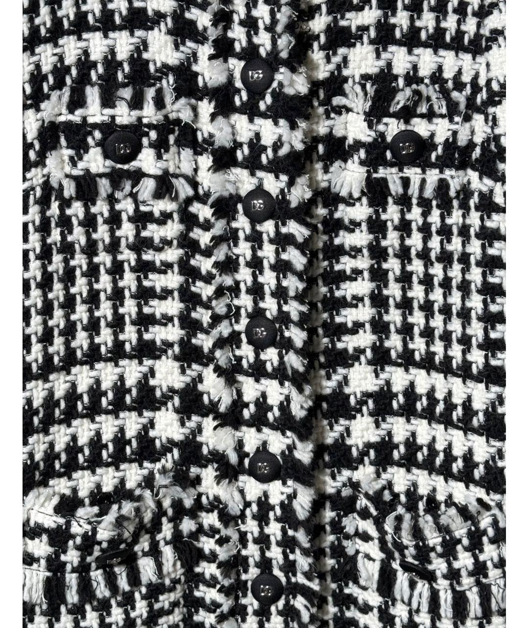 DOLCE&GABBANA Черное шерстяное пальто, фото 8