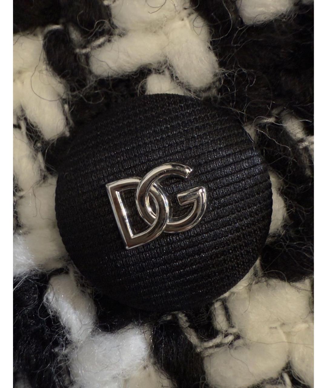 DOLCE&GABBANA Черное шерстяное пальто, фото 4