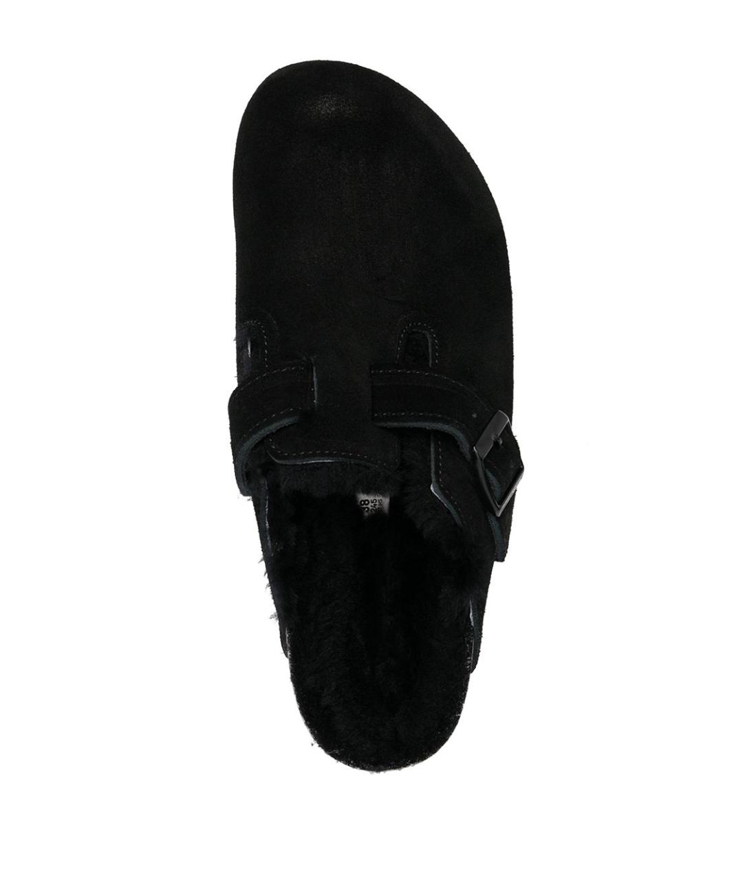 BIRKENSTOCK Черные замшевые сандалии, фото 4