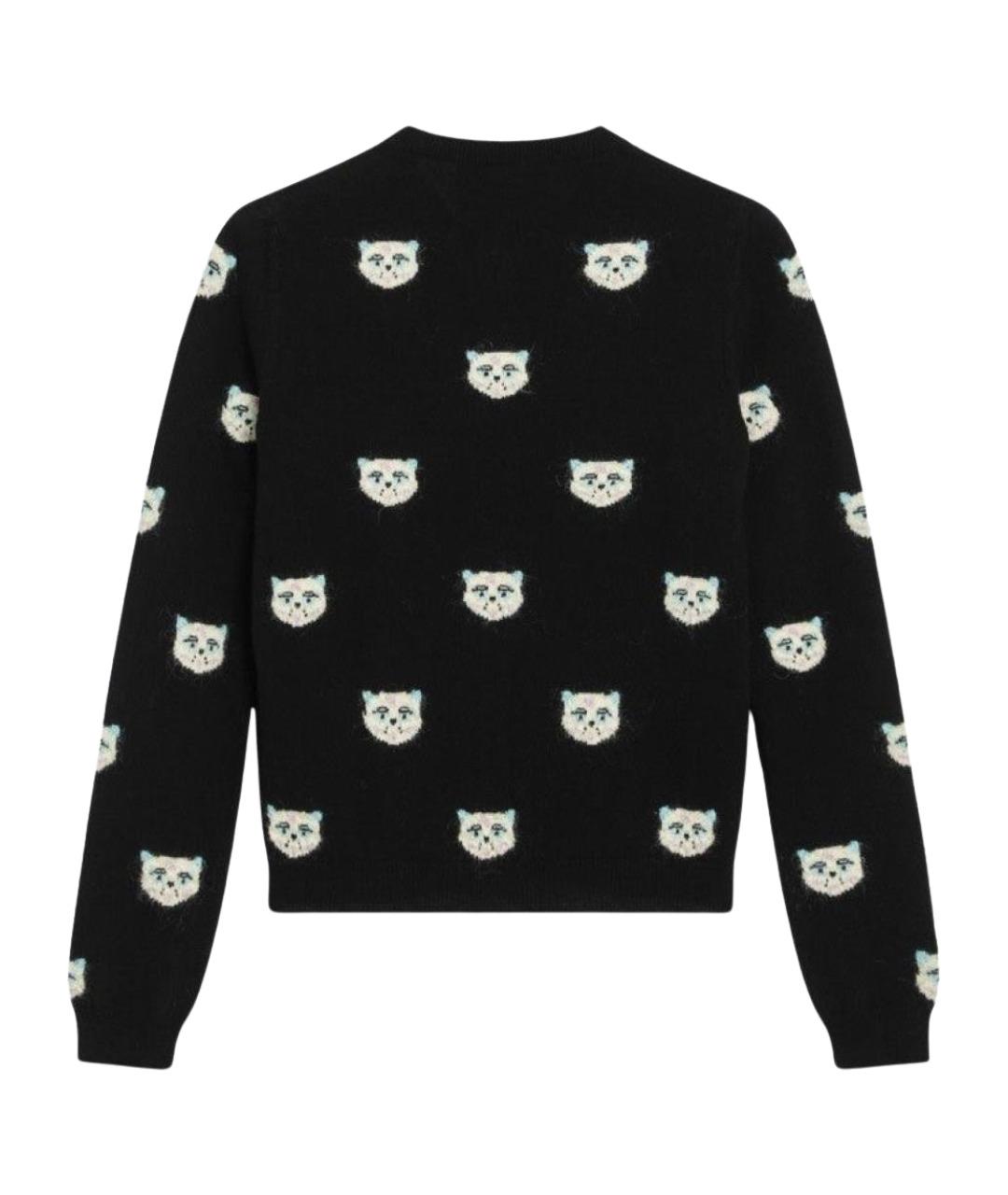 VALENTINO Черный шерстяной кардиган, фото 2