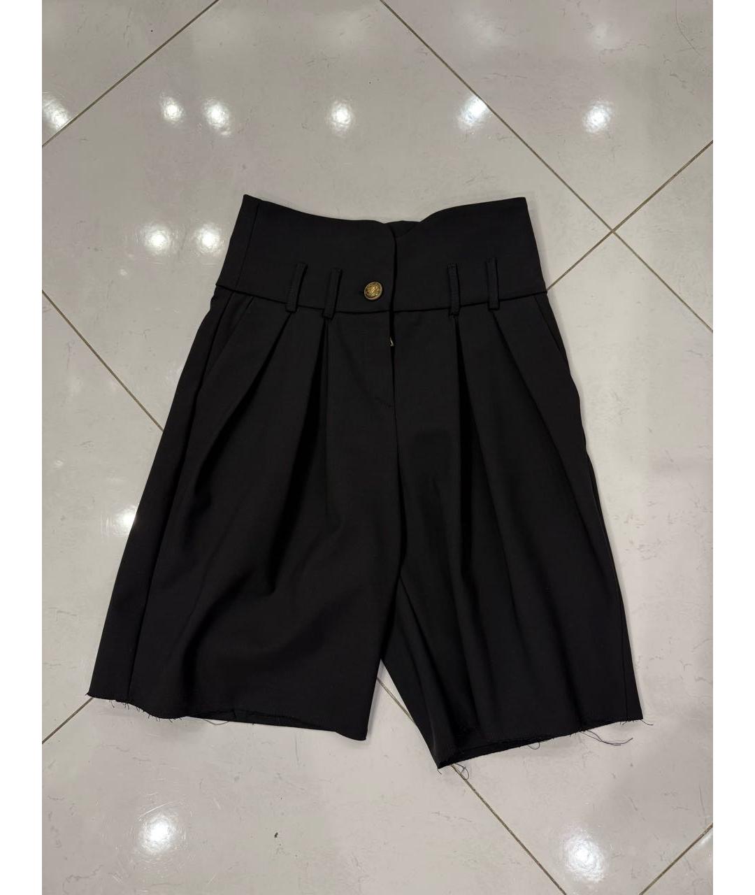 BALMAIN Черные хлопковые брюки и шорты, фото 6