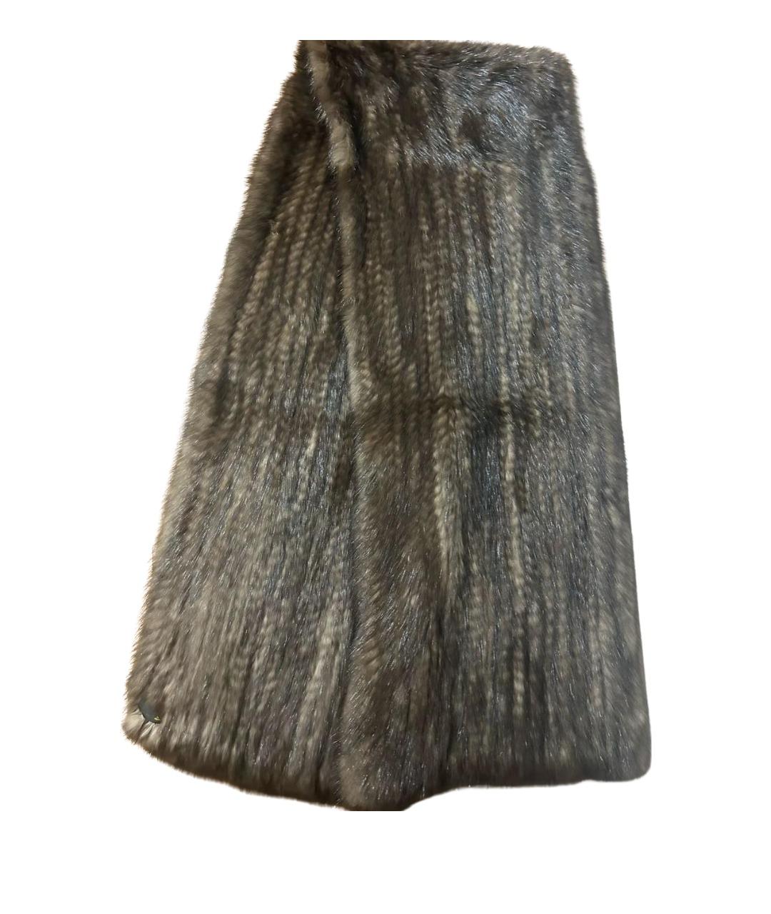 FENDI Коричневый шарф, фото 1