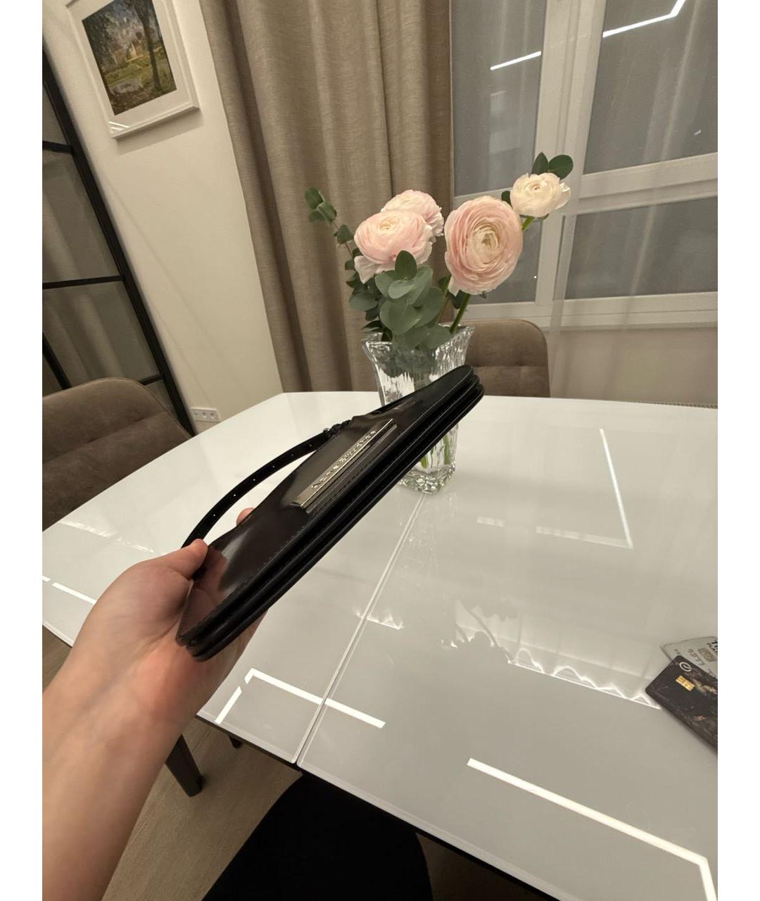 ACNE STUDIOS Черная сумка с короткими ручками, фото 7