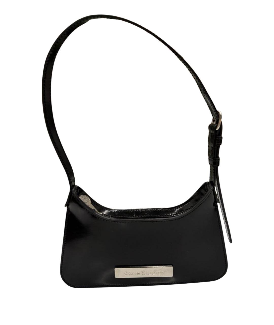 ACNE STUDIOS Черная сумка с короткими ручками, фото 1