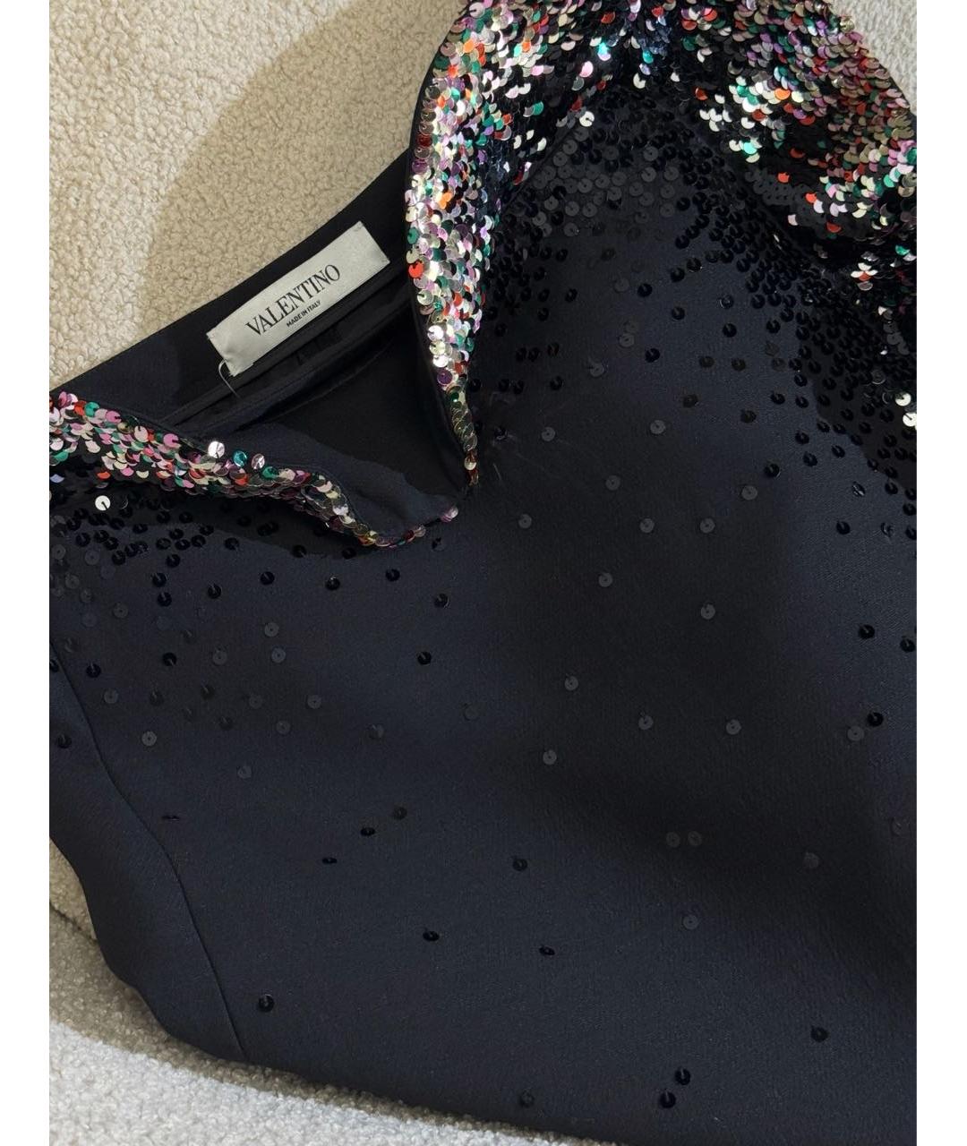 VALENTINO Черные шерстяные шорты, фото 3
