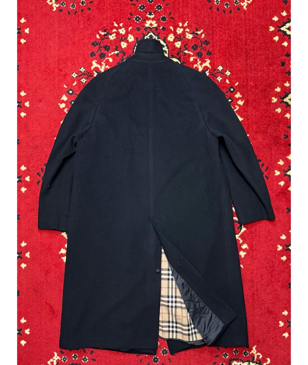 BURBERRY Черное кашемировое пальто, фото 2