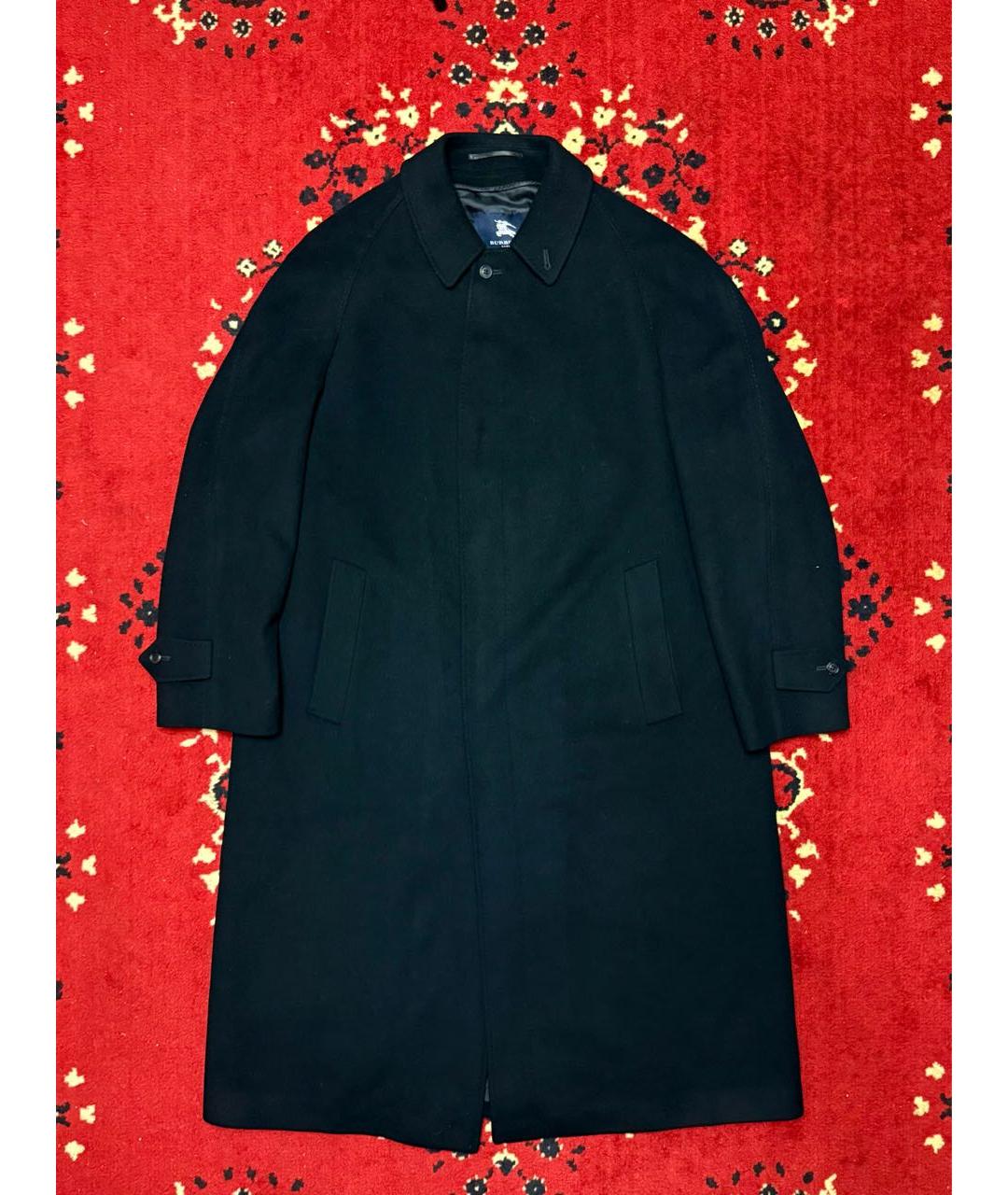 BURBERRY Черное кашемировое пальто, фото 9