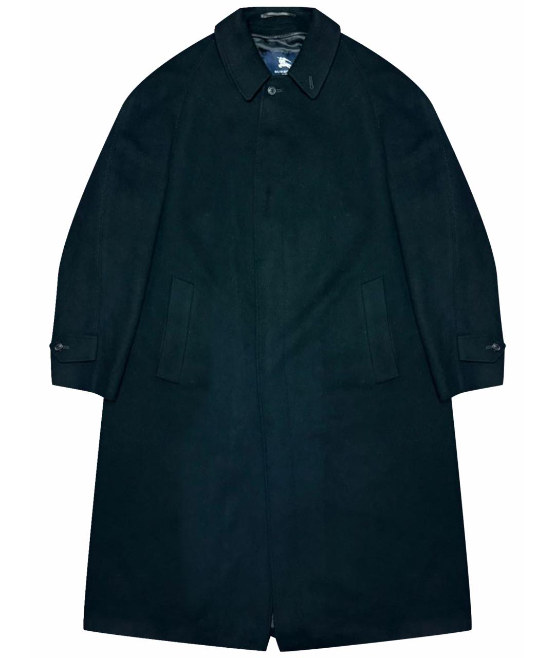 BURBERRY Черное кашемировое пальто, фото 1