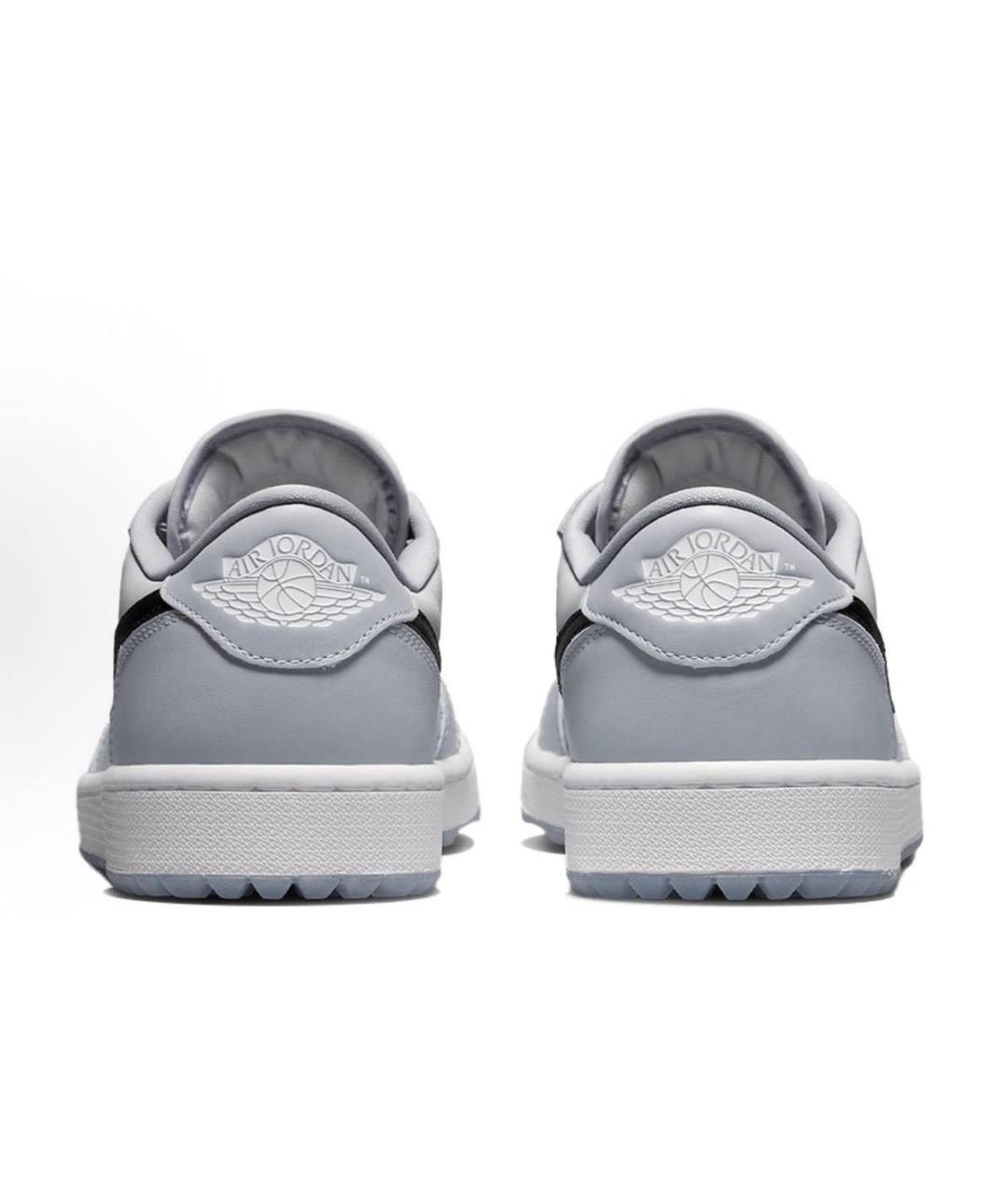 JORDAN Серые кожаные кроссовки, фото 4