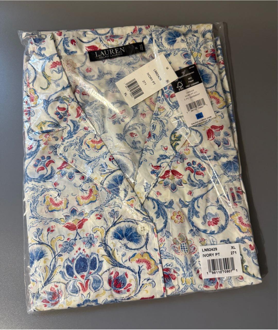 RALPH LAUREN Мульти вискозная пижама, фото 5